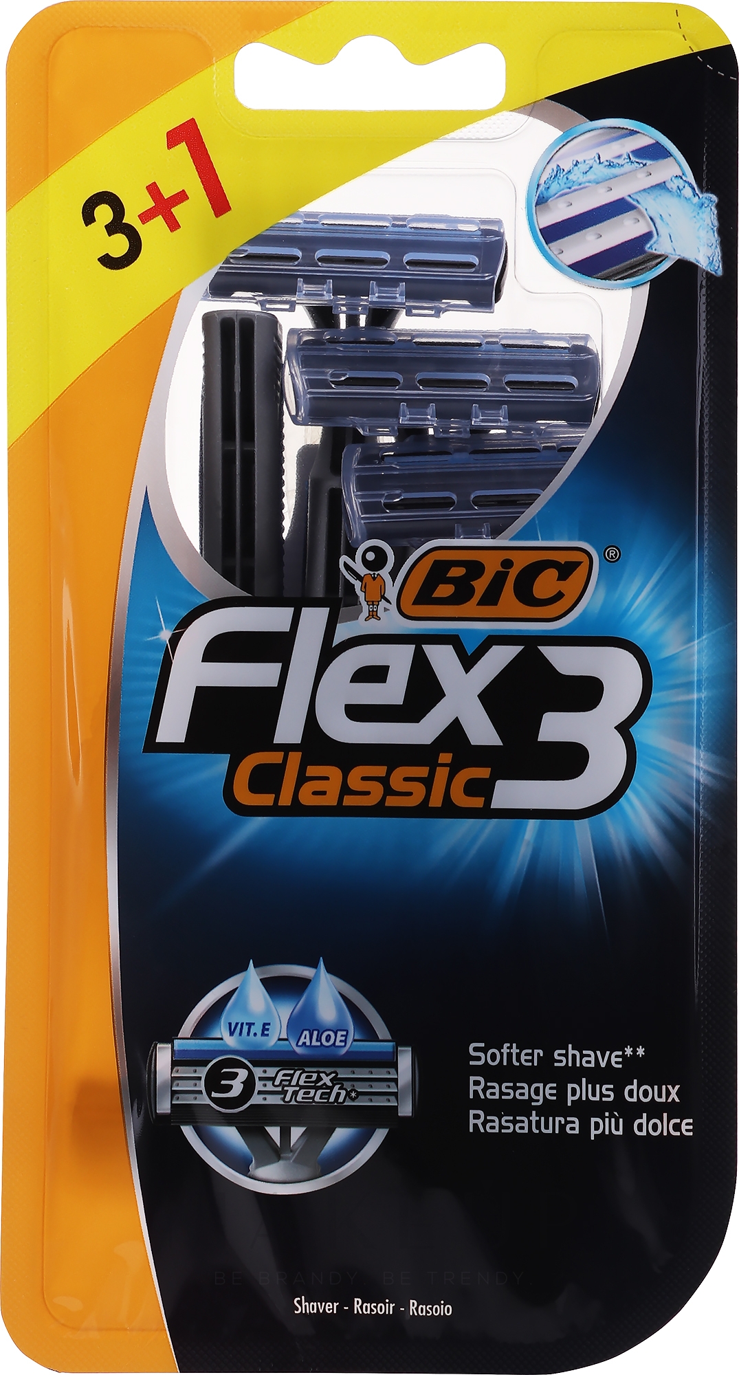 Einwegrasierer Flex 3 Classic 4 St. - Bic Flex 3 Classic — Bild 4 St.