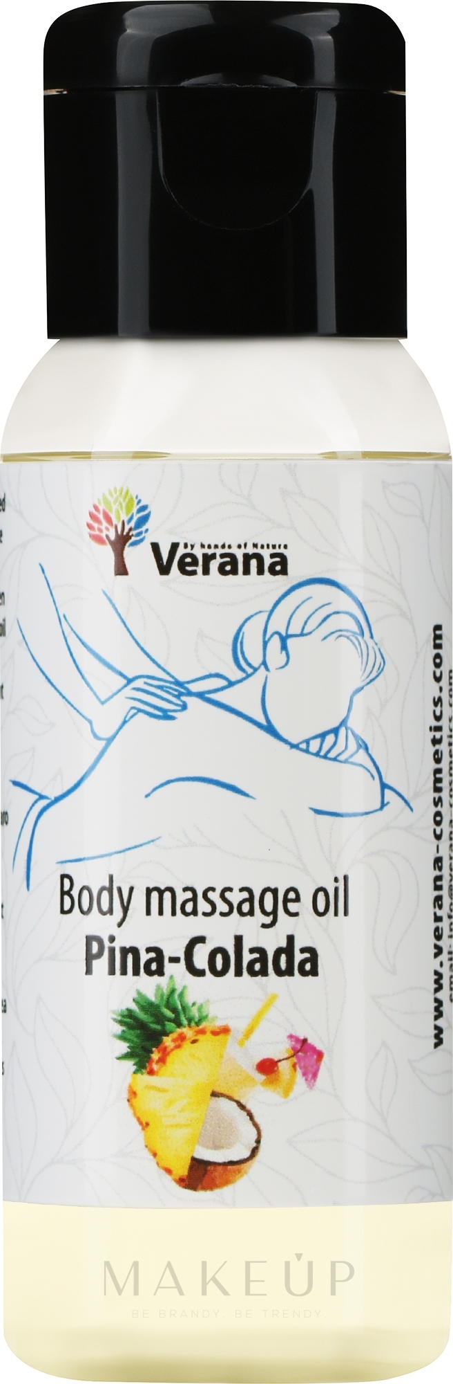 Körpermassageöl Pina-Colada - Verana Body Massage Oil  — Bild 30 ml