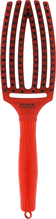 Haarbürste - Olivia Garden Finger Brush Combo Orange Dream — Bild N1