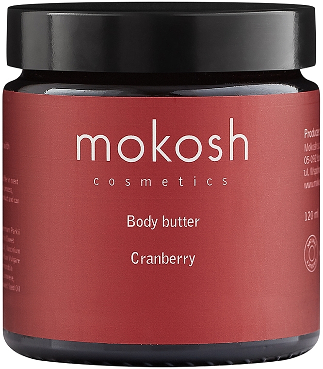 Körperbutter mit Preiselbeere - Mokosh Cosmetics Body Butter Cranberry — Bild N1