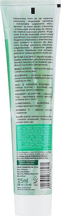 Pflegende Hand- und Nagelcreme mit Aloe und Glycerin - Eveline Cosmetics Glicerini Bio — Bild N2