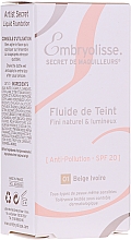 Flüssige Foundation SPF 20 - Embryolisse Secret De Maquilleurs Liquid Foundation Spf 20 — Bild N2