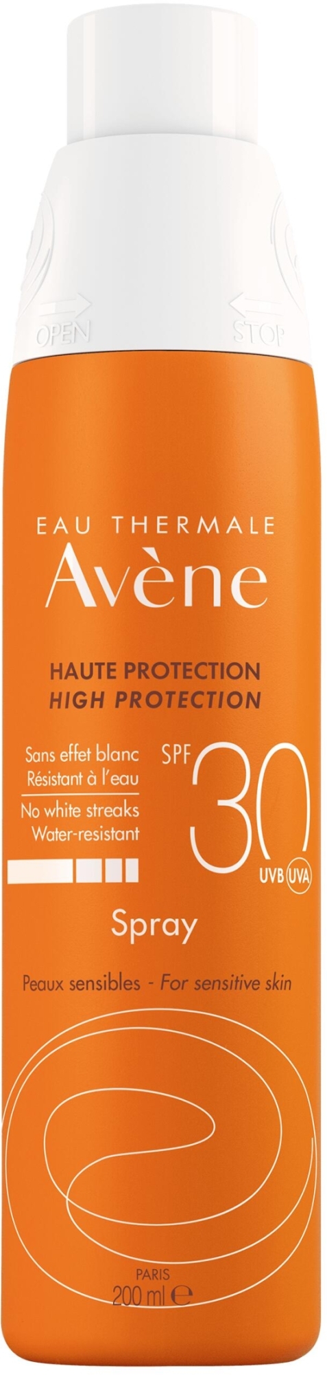 Sonnenschutzspray für empfindliche Haut SPF 30 - Avene Solaires Haute Protection Spray SPF 30 — Bild 200 ml