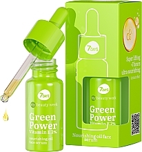 Düfte, Parfümerie und Kosmetik Gesichtsserum-Aktivator mit Vitamin E - 7 Days My Beauty Week Green Power Vitamin E 2% Nourish Oil Face Serum