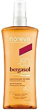 Düfte, Parfümerie und Kosmetik Sonnenschutzöl für den Körper SPF 50 - Noreva Laboratoires Bergasol Sublim Satiny Sun Oil SPF50