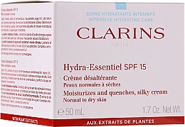 Feuchtigkeitscreme für normale und Mischhaut - Clarins Hydra-Essentiel Silky Cream SPF 15 Normal to Dry Skin — Bild N1