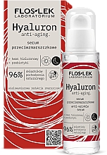 Düfte, Parfümerie und Kosmetik Anti-Falten Gesichtsserum mit Hyaluronsäure und Präbiotika - Floslek Hyaluron Anti-Wrinkle Serum