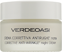 Düfte, Parfümerie und Kosmetik Anti-Falten Nachtcreme für das Gesicht mit Hyaluronsäure und Stammzellen - Verdeoasi Anti-Wrinkles Night Cream Corrective