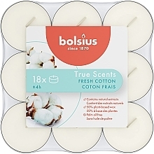 Teelicht-Set Baumwolle, 4H - Bolsius Fresh Cotton Candle — Bild N1