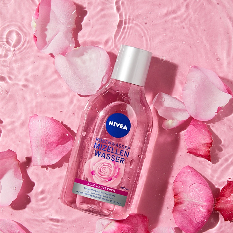 Ölhaltiges Mizellen Rosenwasser für Gesicht, Augen und Lippen - NIVEA MicellAIR Skin Breathe Micellar Rose Water With Oil — Foto N3