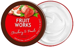 Düfte, Parfümerie und Kosmetik Körperbutter Erdbeeren & Pomelo - Grace Cole Fruit Works Body Butter Strawberry & Pomelo