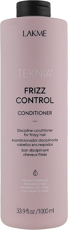 Bändigender Conditioner für widerspenstiges oder krauses Haar - Lakme Teknia Frizz Control Conditioner — Bild N3
