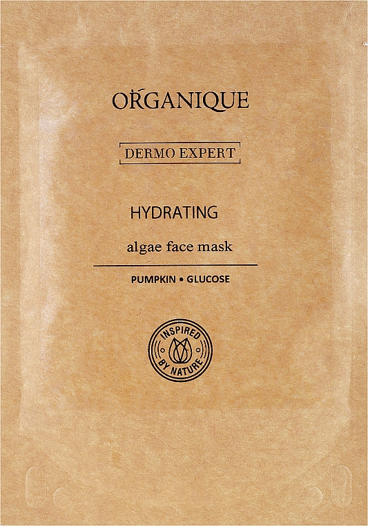 Algen-Maske für das Gesicht mit Kürbis und Glukose - Organique Pumpkin line Mask