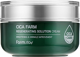 Düfte, Parfümerie und Kosmetik Aufhellende und entzündungshemmende Anti-Falten Gesichtscreme mit Centella Asiatica-Extrakt - FarmStay Cica Farm Regenerating Solution Cream