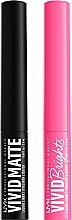 Augen-Make-up Set - NYX Professional Makeup Butter Gloss Lip Trio (Eyeliner 2x2ml)  — Bild N3