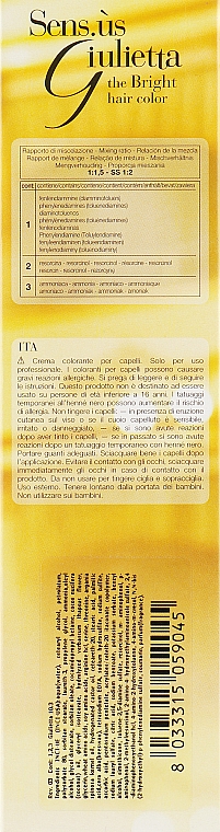 Permanente Haarfarbe - Sensus Giulietta — Bild N3
