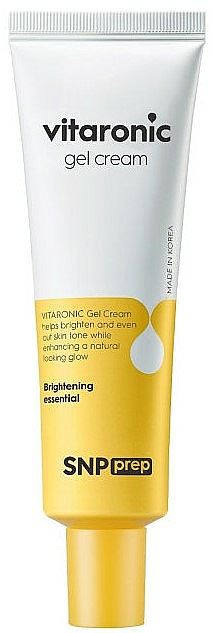 Aufhellende Gesichtsgel-Creme mit Vitamin C für strahlende Haut - SNP Prep Vitaronic Gel Cream — Bild N1