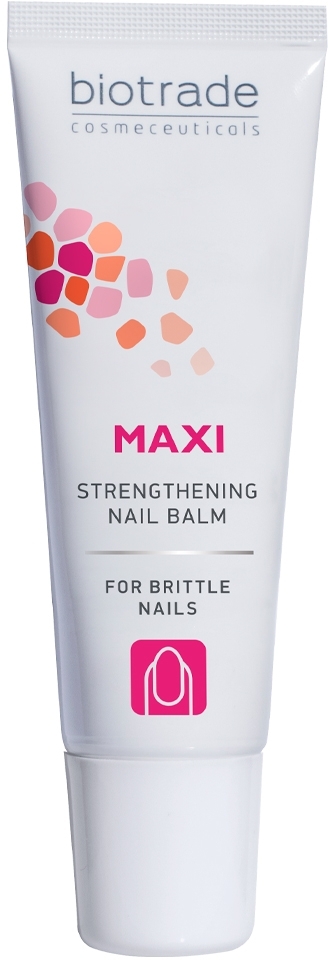 Balsam für brüchige Nägel mit Vitamin A, E und Lanolin - Biotrade Maxi Balm Nails — Bild 15 ml