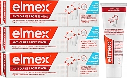Set - Elmex Anti-Caries Professional Trio Toothpaste (toothpaste/3x75ml) — Bild N1