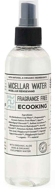 Mizellenwasser mit Aloe Vera und Gurkenwasser - Ecooking Micellar Water Fragrance Free — Bild N1