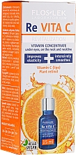 Düfte, Parfümerie und Kosmetik Revitalisierendes Konzentrat für Augen, Hals und Dekolleté mit Vitamin C 40+ - Floslek Revita C 40+