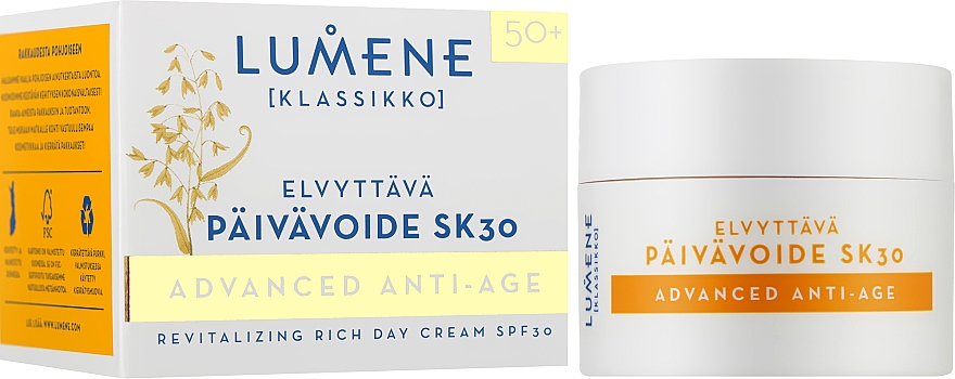 Anti-Aging-Tagescreme für das Gesicht - Lumene Advanced Anti-Age Revitalizing Rich Day Cream SPF30 — Bild N2