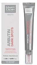 Creme-Gel für dunkle Flecken - MartiDerm Shots Arbutin Dark Spots — Bild N2