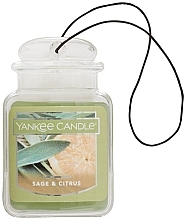 Auto-Lufterfrischer - Yankee Candle Car Jar Single Sage & Citrus — Bild N2