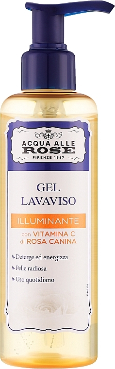 Aufhellendes Waschgel mit Vitamin C - Roberts Acqua alle Rose Gel Lavaviso Illuminante con Vitamina C — Bild N1