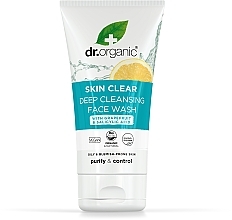 Düfte, Parfümerie und Kosmetik Tiefenreinigungsgel 5in1 für das Gesicht - Dr. Organic Skin Clear 5in1 Deep Pore Cleansing Face Wash