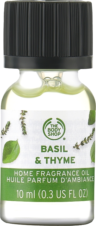 Duftöl Basilikum und Thymian - The Body Shop Basil & Thyme Home Fragrance Oil — Bild N1