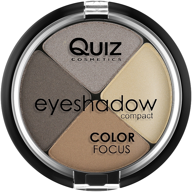 Lidschattenpalette mit 4 Farben - Quiz Cosmetics Color Focus Eyeshadow, new 4 — Bild N2