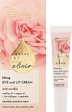 Creme für die Haut um Augen und Lippen - Bielenda Royal Rose Elixir Lifting Anti-Wrinkle Eye And Lip Cream — Bild N2