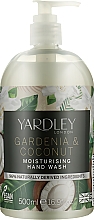 Feuchtigkeitsspendende Flüssigseife für die Hände mit Gardenia und Kokosnuss - Yardley Gardenia & Coconut Moisturising Hand Wash — Bild N1