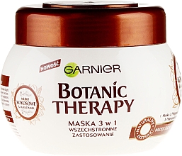Düfte, Parfümerie und Kosmetik 3in1 Haarmaske mit Kokosmilch und Macadamiaöl - Garnier Botanic Therapy