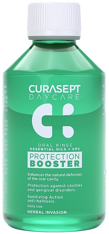 Mundwasser - Curaprox Curasept Daycare Protection Booster Herbal Invasion  — Bild N1