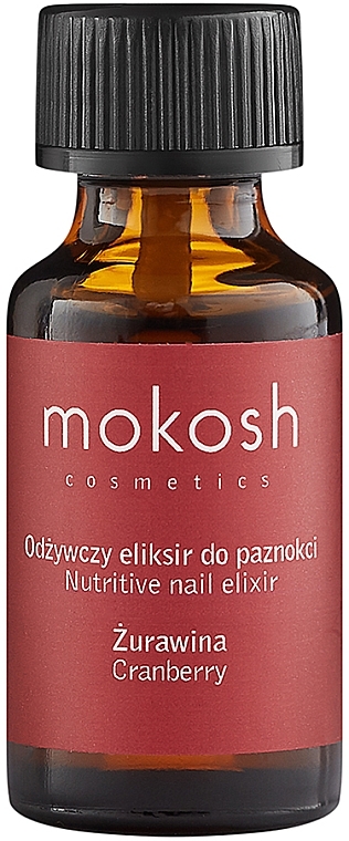 Elixier für Nägel mit Cranberry-Kernöl - Mokosh Cosmetics Nutritive Elixir Cranberry — Bild N1