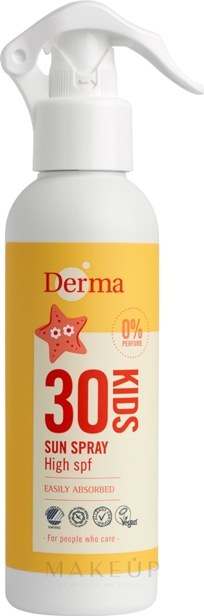 Sonnenschutzspray für Kinder SPF 30 - Derma Kids Sun Spray SPF30 — Bild 200 ml
