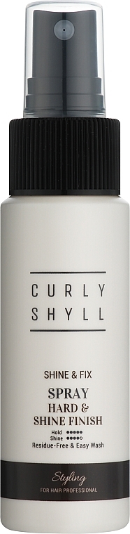 Fixierspray für Haare - Curly Shyll Shine & Fix Spray  — Bild N1