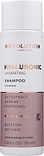 Düfte, Parfümerie und Kosmetik Feuchtigkeitsspendendes, weichmachendes Shampoo für trockenes Haar mit Hyaluronsäure und Hafer-Extrakt - Makeup Revolution Hyaluronic Acid Hydrating Shampoo