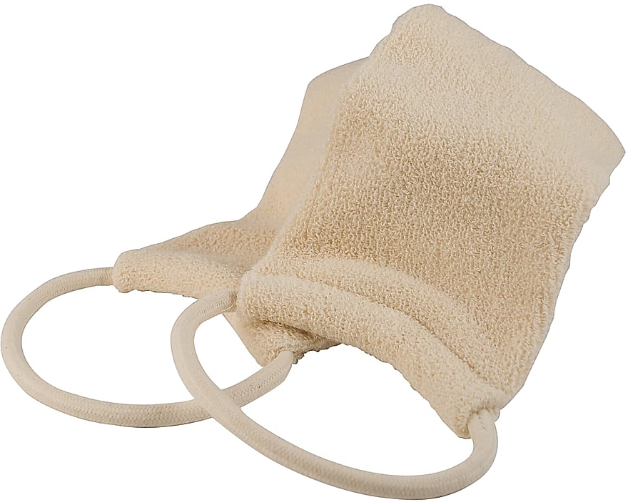 Massage- und Badegürtel 2 Griffe Baumwolle - Naturae Donum Scrub Band Organic Cotton — Bild N1