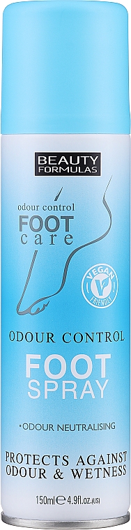Anti-Geruch Fußspray - Beauty Formulas Odour Control Foot Spray