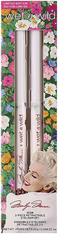 Wet N Wild x Marilyn Monroe Icon 2-Piece Retractable Eyeliner Set (Eyeliner 2x0,23g)  - Set — Bild N1