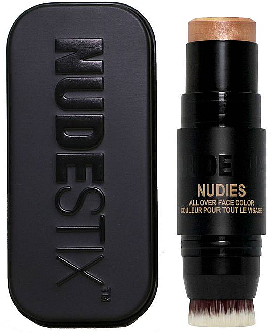 Highlighter in Stick - Nudestix Nudies All Over Face Color Bronze + Glow — Bild N1