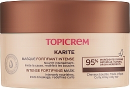 Düfte, Parfümerie und Kosmetik Intensiv stärkende Haarmaske mit Sheabutter - Topicrem Karite Intense Fortifying Mask