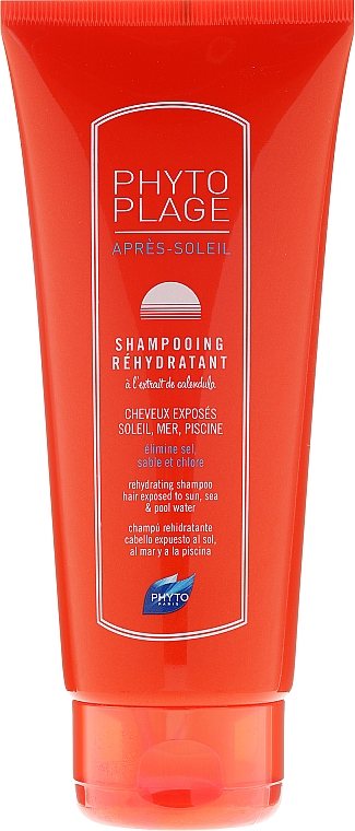Feuchtigkeitsspendendes After Sun Shampoo für Körper und Haar mit Ringelblumenextrakt - Phyto Phytoplage Rehydrating Shampoo — Bild N1