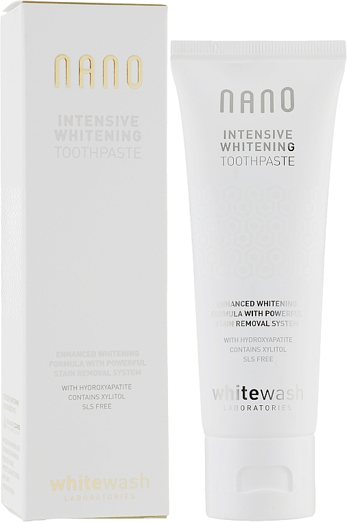 Aufhellende Zahnpasta - WhiteWash Laboratories Nano Intensive Whitening Toothpaste — Bild N1