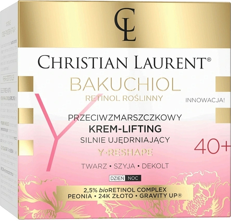 Intensiv straffende Anti-Falten Lifting-Creme für Gesicht, Hals und Dekolleté 40+ - Christian Laurent Bakuchiol Retinol Lifting Cream — Bild N1