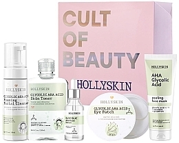 Pflegeset 5-tlg. - Hollyskin Glycolic AHA Acid Care Maxi Set — Bild N1