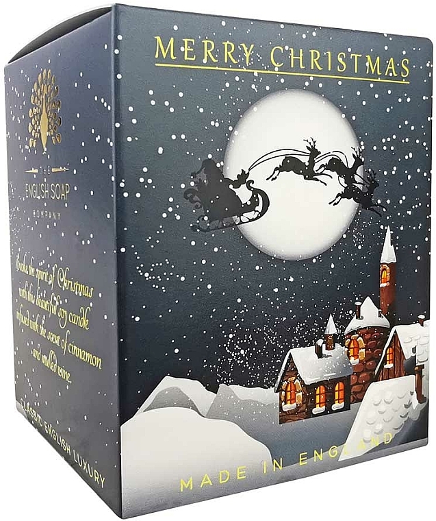 Duftkerze Merry Christmas - The English Soap Company Christmas Collection Winter Village Mulled Wine Candle — Bild N2